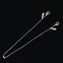 Load image into Gallery viewer, Breakaway Mask Chain. Safe Mask Strap, Oval Chain with Pineapple & Rhinestone Clasps I Made in Hawaii