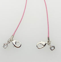 Load image into Gallery viewer, Breakaway Mask Lanyard. Safe Mask Strap, Classic Style - Zirconia Kitty Face I Made in Hawaii